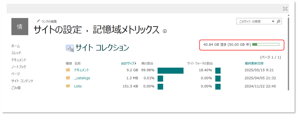 How to check storage capacity in Teams (SharePoint) – THERS Account ...