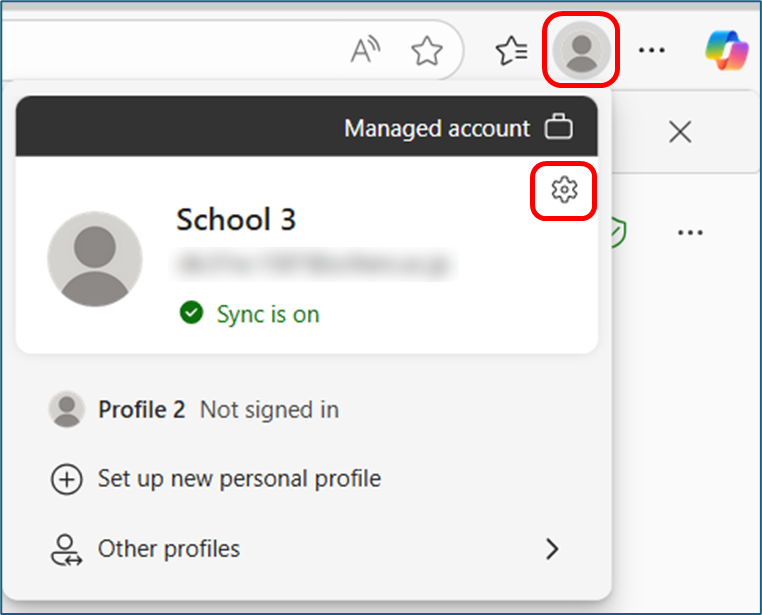 Sign out from Microsoft Edge profile. – THERS Account Help Center